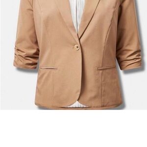 Torrid studio camel set pants 20R and blazer size 3